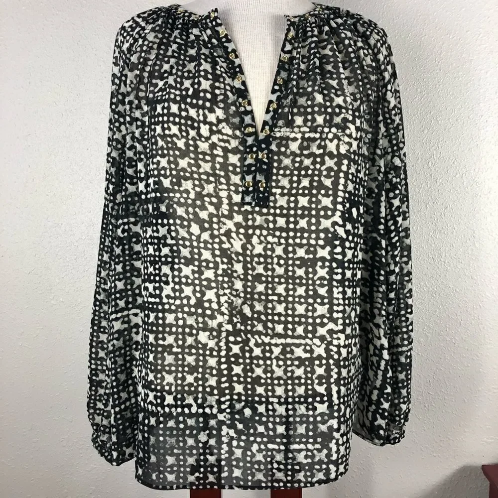 Michael Kors Blouse Top Size M